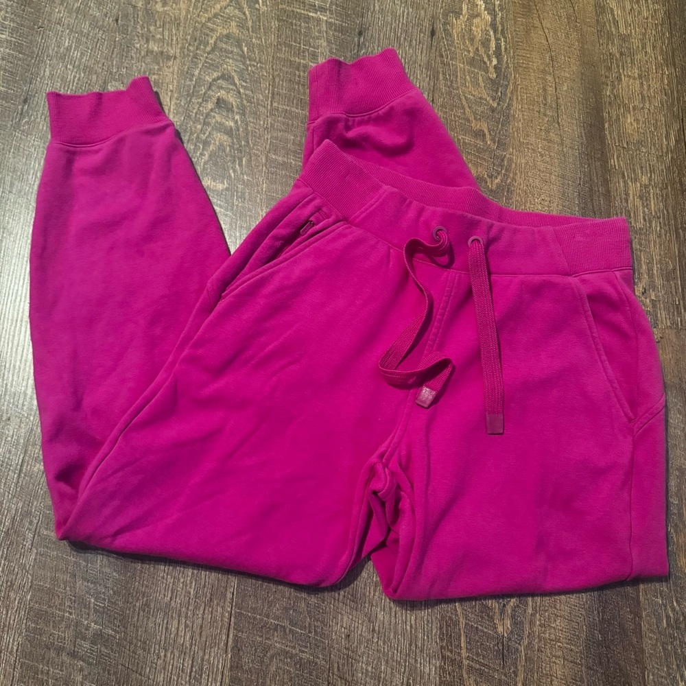 Athleta pink triumph jogger sweatpants XS